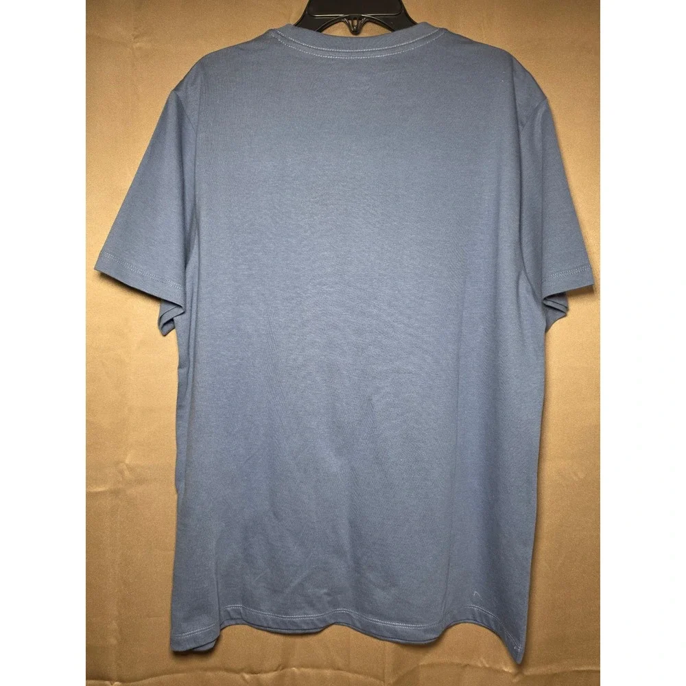 Levi's Mens Batwing Logo Graphic T-Shirt Blue Standard Fit Medium NWT